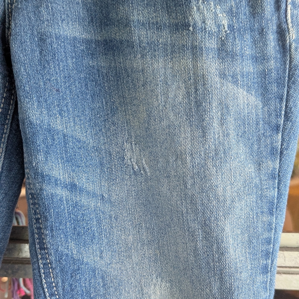 Vintage Y2K LEI Low Rise Capri Jeans Ashley Bling Baddie Blue Jeans Junior 1 - Picture 8 of 16